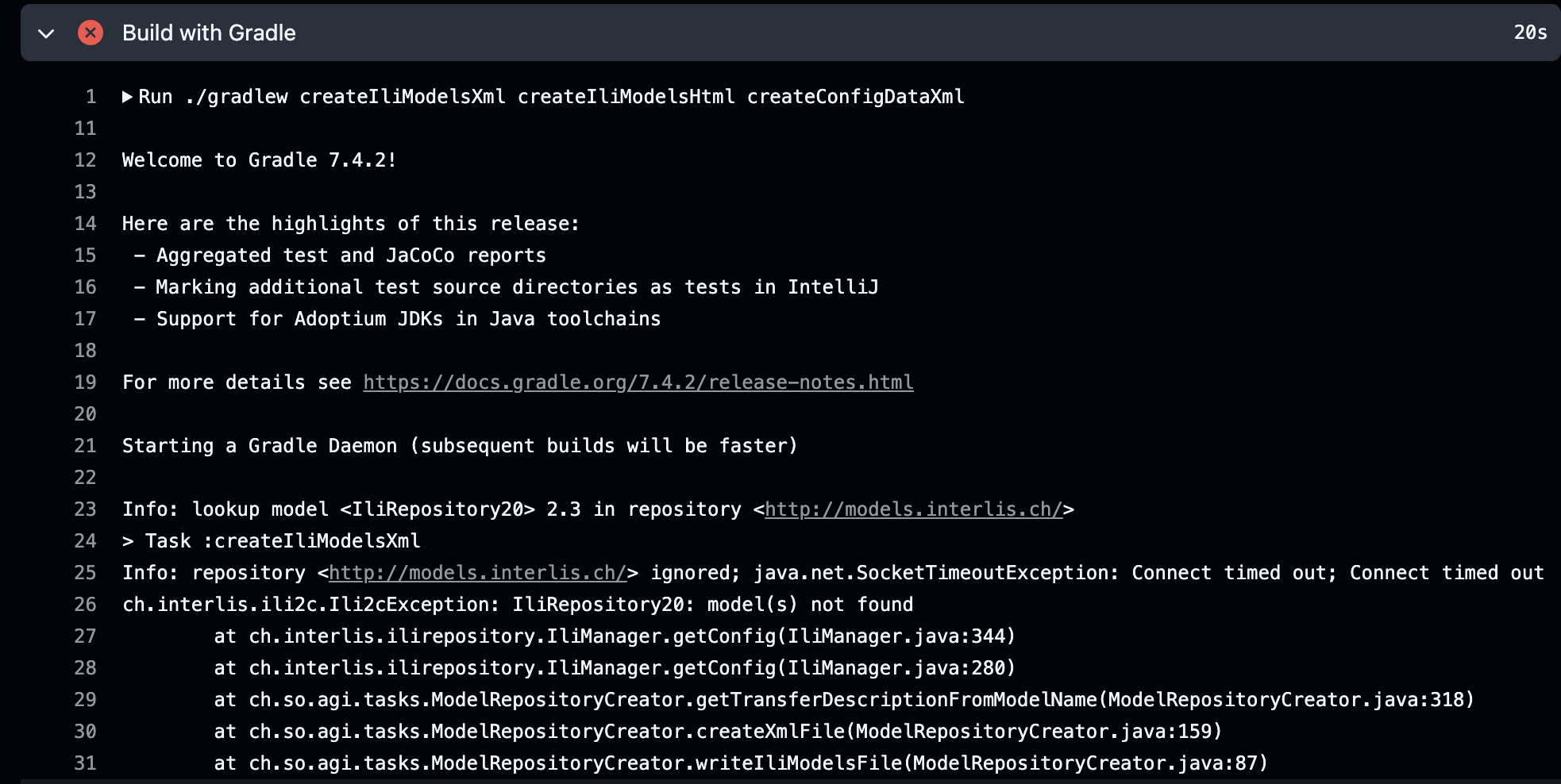 Github Action Logfile