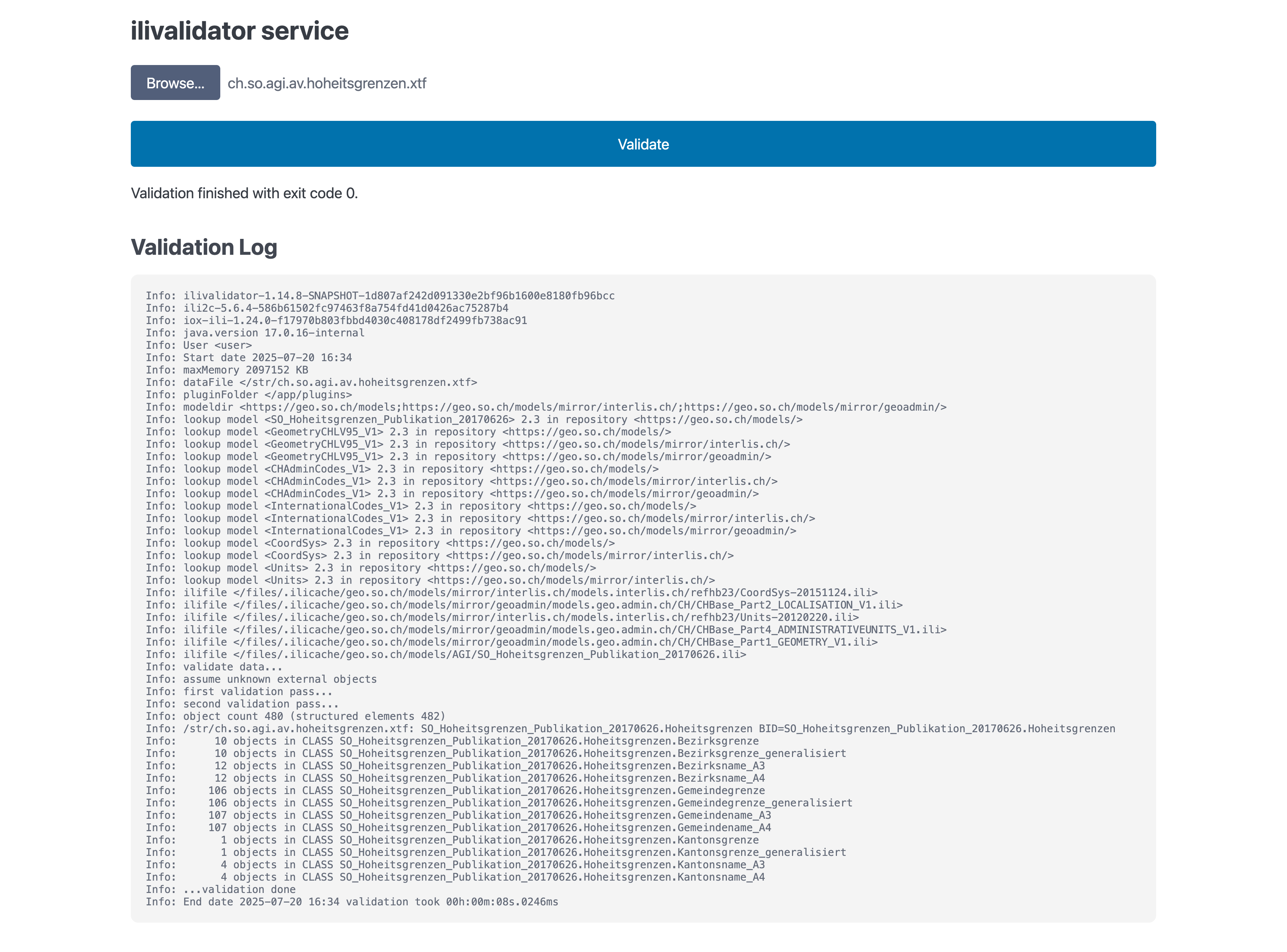 ilivalidator cheerpj