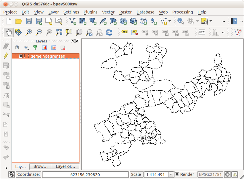 QGIS Projekt